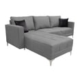 thumbnail image 4 of Sala Esquinera El Bazar Store Interlaken Gris plata 280X180 cm Tela Lino nacional Modular, 4 of 7