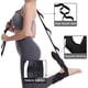 thumbnail image 3 of Yoga Stretching Strap (Black), Ankle Ligament Stretching Strap with Buckle, Ligament Stretching Strap, Soft Leg Stretcher, Suitable for Plantar Fasciitis, Fitness Leg Stretcher, 3 of 5