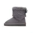 thumbnail image 4 of Weestep Girls Toddler Little Kid Warm Fur Winter Ankle Flat Snow Boot(8 Toddler, Fur Grey), 4 of 7