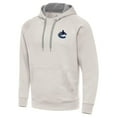 thumbnail image 2 of Men's Antigua Cream Vancouver Canucks Victory Pullover Hoodie, 2 of 3