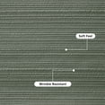 thumbnail image 4 of Mainstays Garment Washed Striped Pillow Sham, Standard, Light Green, 1 Pack, 4 of 7