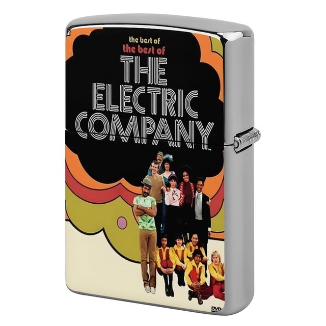 La compañía eléctrica-theme Copper Metal Lighter Shell, Premium Replacement Refillable Lighter Case with Durable Metal Construction, Compatible with Zippo and Most Standard Lighter Models