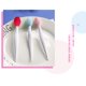 thumbnail image 5 of Vogacara Cepillo de espinillas para la nariz Cepillo de silicona para la nariz Herramienta exfoliante facial de doble cara elástica, rosa roja Cuerpo del baño Rojo, 5 of 6