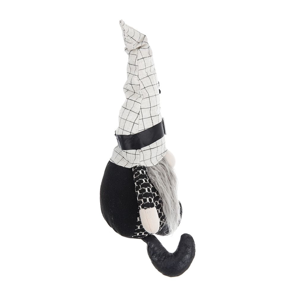 Set of 2 23.5IN Halloween Gnome Decorations Handcrafted Fabric for Indoor Tabletop Shelf Display
