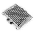 thumbnail image 3 of ANGGREK 13 Row Universal Motorcycle Engine Oil Cooler Cooling Radiator Replacement 125-250CC Silver,Cooling Hose,Oil Radiator, 3 of 8