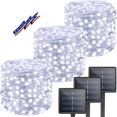 thumbnail image 1 of Guirnalda de luces solares navideñas BHCLIGHT 300 LED de 36 m, paquete de 3, 1 of 8