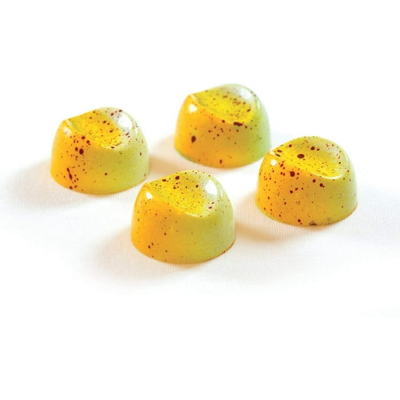 Pavoni Polycarbonate Chocolate Bonbons Mold, Round with Furrow 21 Cavities