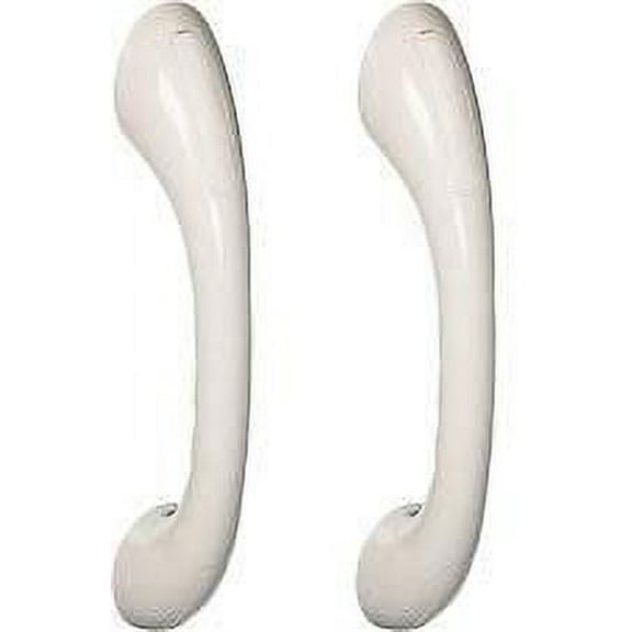 Moen Home Care Designer Hand Grip LR2250DW - 9-Inch Glacier White Grab Bar - 2 Pack
