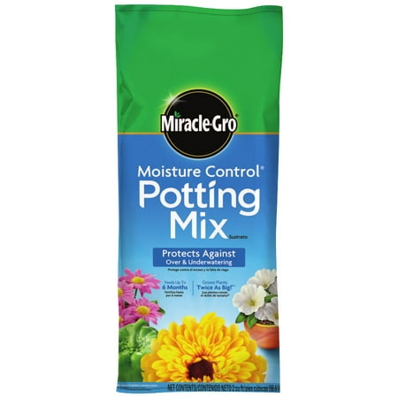 Miracle-Gro Moisture Control Potting Mix 2 CF (Best Potting Mix For Bromeliads)