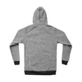 thumbnail image 6 of Ma Croix Mens Marled Zip Up Jacket Hoodie Brushed Fleece Soft Lightweight Basic Solid Sweater, 6 of 6