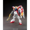 thumbnail image 2 of Bandai HGAC Wing Gundam: Zero Transforming Action Figure, with Twin Buster Rifle, Beam Sabers, 2 of 8