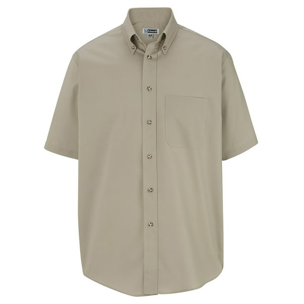 Edwards Garment Men's Big And Tall Button Down Short Sleeve Poplin