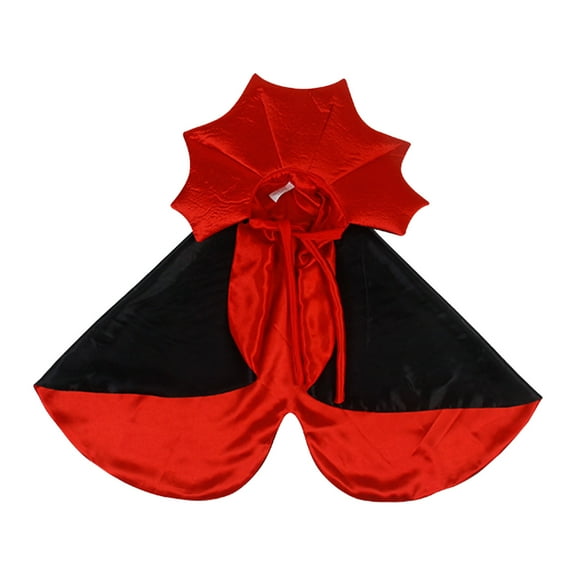 Pet Halloween Witch Bloodsucker Baron Cloak, Handsome Pet Cape Festival Cosplay Robe, Pet Halloween Costume Clothes Suit for Medium and Large Cats and Dogs