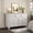 Oak White, variant on 7 Drawer Dresser, Large Wooden Storage Chest of Drawers with Exquisite Metal Handles, 47" Wide Dresser TV Stand, Drawer Organizer for Bedroom, Living Room, Hallway, Entryway