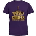 thumbnail image 1 of Halloween Always Be Yourself Goddess Purple Adult T-Shirt, 1 of 1