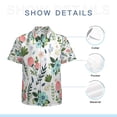 thumbnail image 7 of High Quality Hawaiian Shirts for Men Short Sleeve Aloha Beach Shirt Floral Summer Casual Button Down Shirts Blouses LA8ORQ, 7 of 7