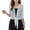 White, variant on Women's Summer Fashion Solid Color Short Sleeve Metallic Yarn Shoulder Cover Up Mesh Small Wrap Short Length Cardigan White,One Size