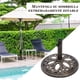 thumbnail image 5 of Costway Base para Sombrilla en Fundición para Patio Soporte Resistente para Sombrilla 38-48 mm Bronce 45 x 32 cm, 5 of 10
