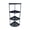 Black, variant on Freestanding Bathroom Corner Storage Shelf, Space-Saving Triangle Rack for Toiletries, Cosmetics and Shower Supplies, Multi-Tier Corner Organizer for Bathroom, Washroom and Kitchen