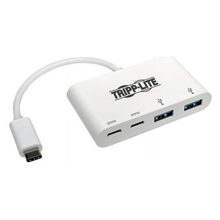 Tripp Lite 4-Port USB 3.1 Gen 1 Portable Hub USB-C to x2 USB-A and x2 USB-C (U460-004-2A2C)