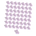 thumbnail image 2 of 50x cerdito luminoso microadornos para paisajismo conjunto de figuras en miniatura para decoración de plantas en macetas de paisaje de jardín Púrpura claro, 2 of 9