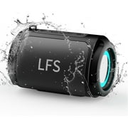 LFS Portable Bluetooth Speakers, Wireless Mini Speaker Waterproof Shower Speaker, 15H Playtime, TWS Pairing, RGB Lights, Small Speakers for Travel, Home, Beach, Outdoor