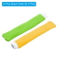 thumbnail image 3 of Uxcell Anti Skid Sweatband Badminton Tennis Racket Towel Grip Overgrip, Yellow/Green 4 Pack, 3 of 6