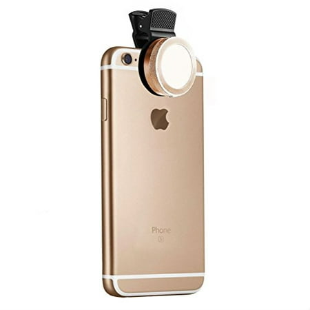 Universal Clip-On Selfie Light Portable Pocket Spotlight for iPhone, iPad, iPod, Samsung, LG, Motorola, HTC, Nokia, Cell Phones and Tablets Camera Video Light -