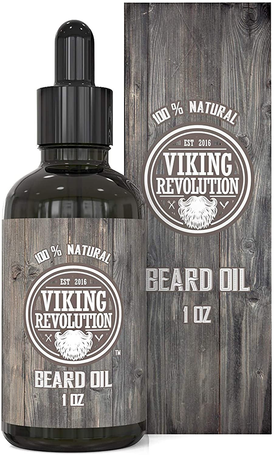 Viking Revolution Beard Oil Conditioner All Natural Unscented Organic