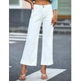 thumbnail image 7 of 2025 Essential Women's Straight Leg Jeans - Comfort Stretch Ankle Length Denim Pants (S-XXL), 7 of 7