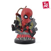 YuMe Deadpool Action Hero Series Hero Box - 3 Collectible Toy Figurines, Marvel Superhero Movie Inspired Toy Figure Set, Collectible Statues, Fun Gift for Adults, Boys, Girls, and Kids Ages 14+