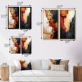 thumbnail image 4 of Designart "Bohemian Soul Melodies" Abstract Shapes Wall Art Set Of 2 - Transitional Black Gallery Set For Office Decor, 4 of 6