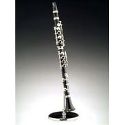 Miniature Clarinet with Case, 6 inches long, by Broadway Gifts