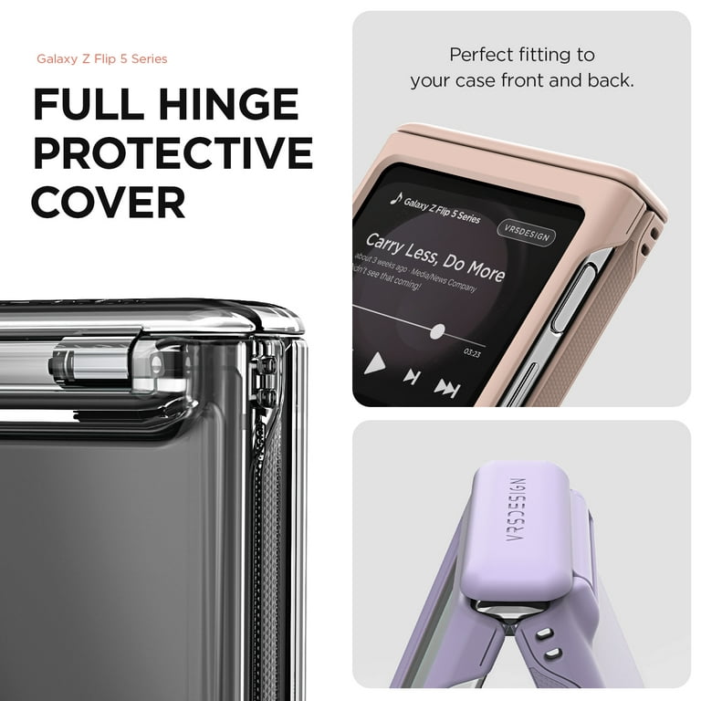 VRS Design for Galaxy Z Flip 5 5G Phone Case VRS [Terra Guard Modern GO]w/ Hinge Protection-MARINE Green