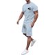 thumbnail image 1 of Playeras Lisas Para Hombre Camisa De Playa Con Estampado De Manga Corta Para Hombre, 1 of 5