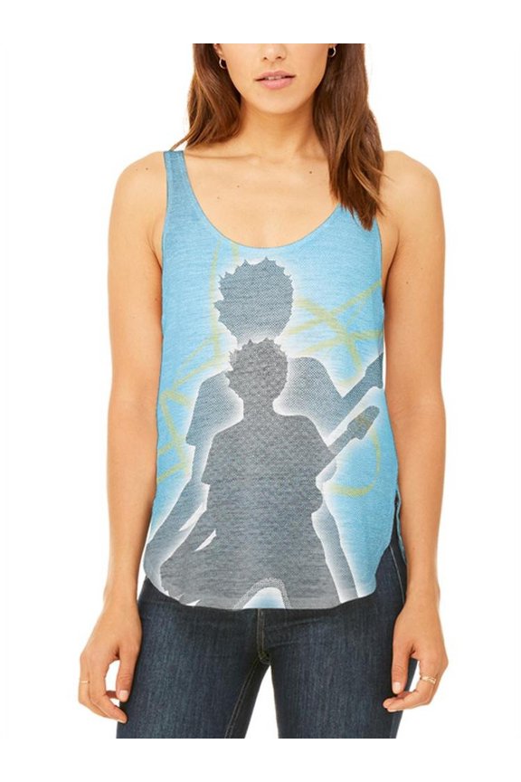 Next Guitar Rock Idol Juniors Flowy Side Slit Tank Top Multi 2XL