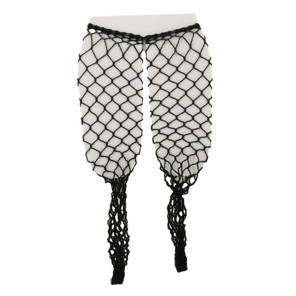 tamizeot Bas Résille Cuisse à l'Échelle 1/6 Soldat Costume Rose 12 Pieds' Pouces pour Figurines Noir 9 cm