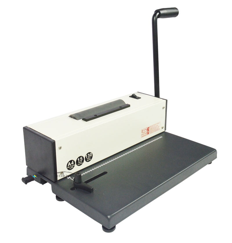 INTSUPERMAI Metal Based Spiral Coil Binding Machine Binder Electric