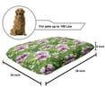 thumbnail image 2 of Philodendron Pet Bed, Vivid Tropical Phalaenopsis Flowers Monstera Leaves, Chew Resistant Pad for Dogs and Cats Cushion with Removable Cover, 24" x 39", Dark Magenta Blush, by Ambesonne, 2 of 4