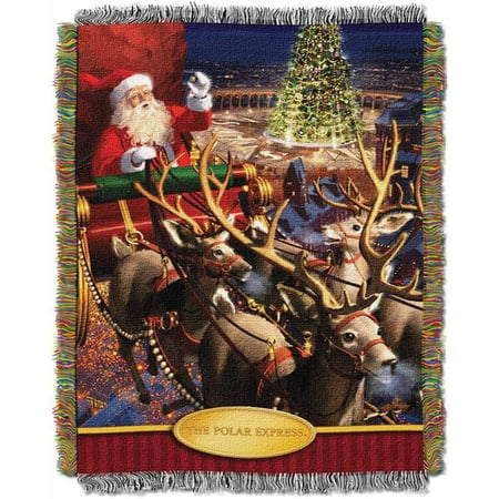 Custom Woven Throw - Warner Bros. Polar Express