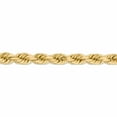 thumbnail image 3 of 14K Yellow Gold 8mm D/C Rope With Fancy Lobster Clasp Chain (24 X 8) Made In Peru 060-24, 3 of 5