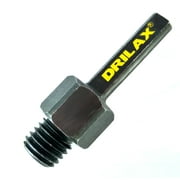 Drilax 5/8 inch 11 Threaded Arbor Adapter 3/8 Shank Core Drill Bit Masonry Brick Hole Saw Holders Grinder Spindle