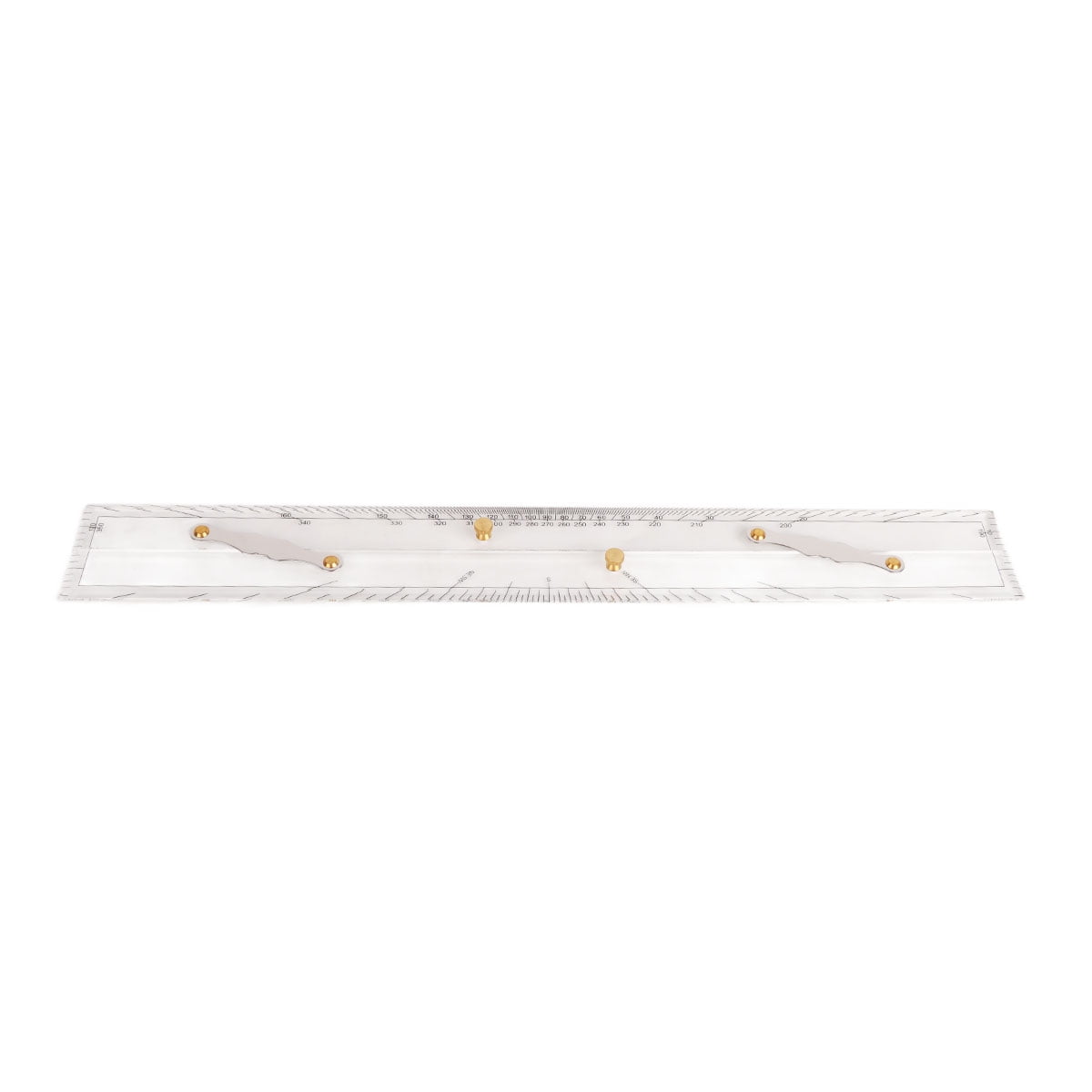 Règle Parallèle De Navigation - 45 Cm Transparente - Chaîne En Aluminium Pour Alignement Précis - Pour Cartographie Et Dessin Technique - 5