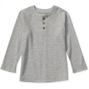 B18m Grey Ls Henley Tee