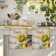 thumbnail image 4 of Sunflower Kitchen Towels Set of 4, Yellow Floral Farmhouse Botanical Vintage Art Absorbent Dish Towels for Kitchen, Microfiber Hand Towel, Quick Drying Tea Towel for Cleaning Decorative Dishcloths, 4 of 7