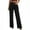 Black, variant on EMMIOL Women's Light Blue Mid Waist Wide Leg Jeans Stretchy Comfort Fit Jeans Distressed Denim Pants