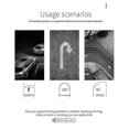 thumbnail image 4 of Anillo de contrapeso del volante Yashi Tesla modelo 2017-2022 3/Y negro, 4 of 5