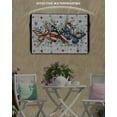 thumbnail image 3 of Navy Blue 4th of July Outdoor TV Cover 48 to 50 Inch Waterproof, Grey Plaid Independence Day Butterfly Stars 600D Oxford TV Covers with Zipper, Outside Flat TV Screen Protector 48"Wx30"Hx4.5"D, 3 of 7