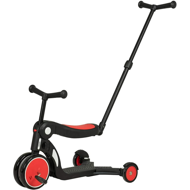 Uenjoy 6-in-1 Kick Scooter Ride On Vehicles for Kids Bicycle Starter Toddler Height, Convertible Wheels, Capacity Foldable Carry 2-6 Years - Walmart.com