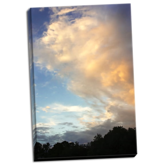 Gango Home Decor Rainbow Cloud 2 by Alan Hausenflock (Ready to Hang); One 24x36in Hand-Stretched Canvas